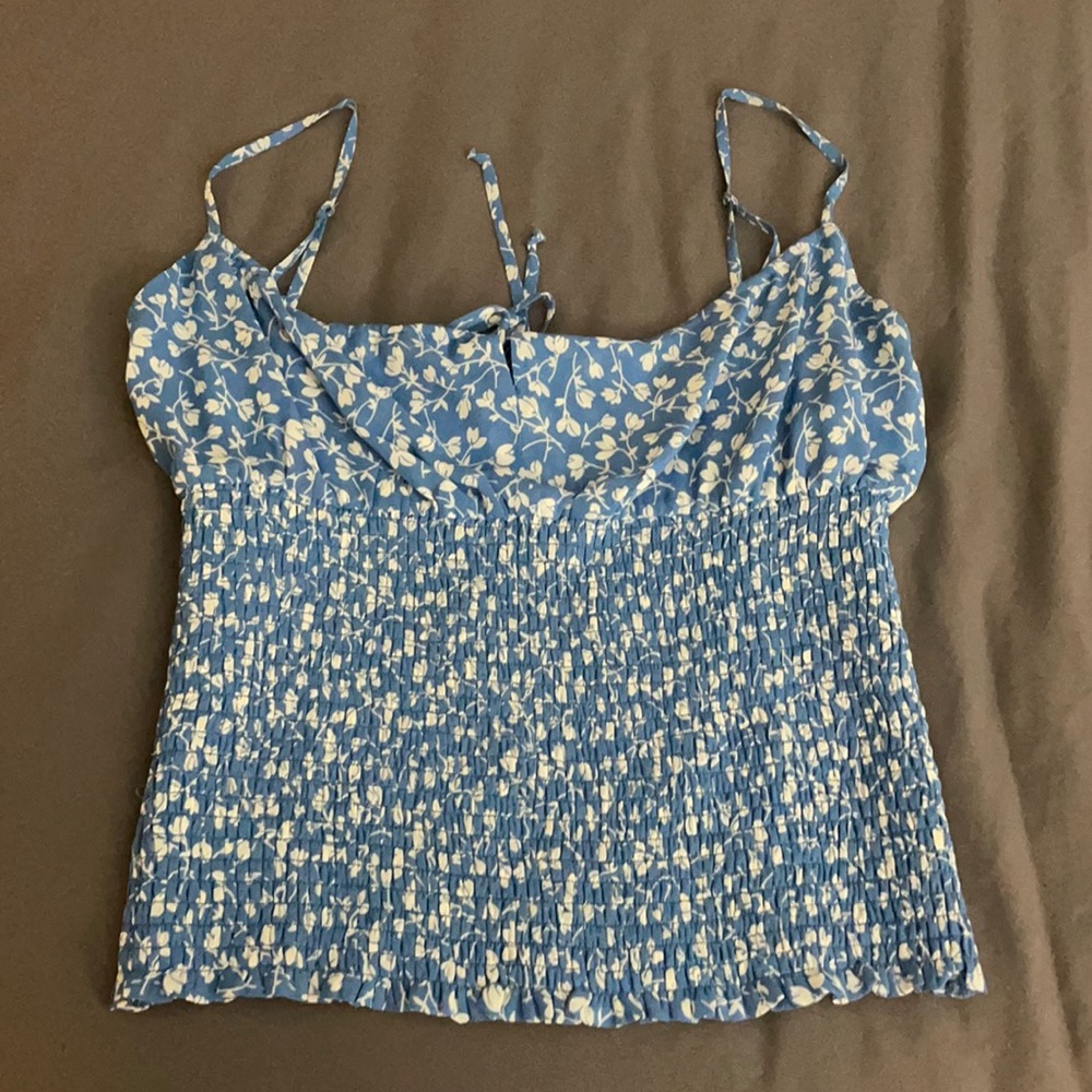 Reformation blue floral tank. Never worn!
